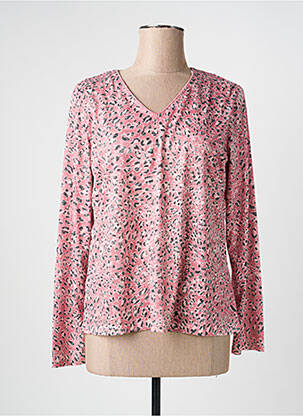 Tricou mâneci lungi mâneci lungi roz JULIE GUERLANDE femeie