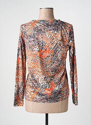 Tricou mâneci lungi mâneci lungi portocalie DIANE LAURY femeie
