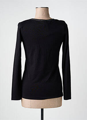 Tricou mâneci lungi mâneci lungi negru JULIE GUERLANDE femeie