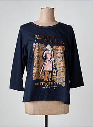 Tricou mâneci lungi mâneci lungi albastru BETTY BARCLAY femeie