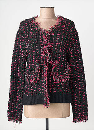 Jachete casual guler rotund negru SCORZZO femeie