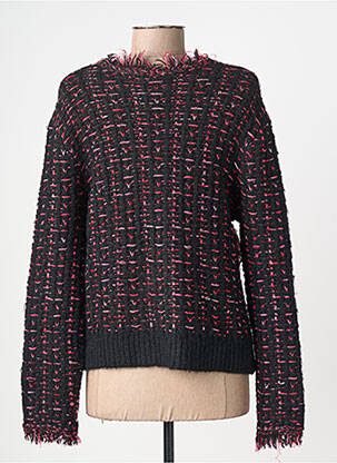 Jachete casual guler rotund negru SCORZZO femeie