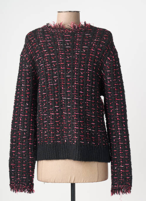 Jachete casual guler rotund negru SCORZZO femme