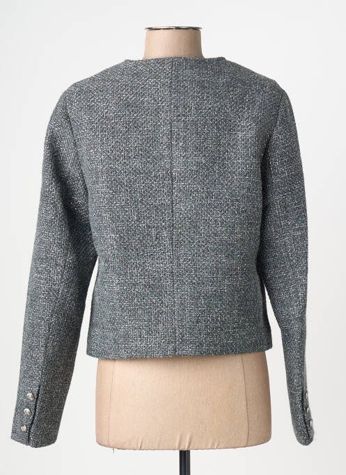 Jachete casual guler rotund gri JULIE GUERLANDE femme