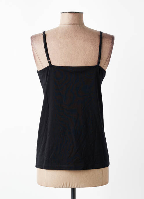 Top țesătură jersey bretele subțiri negru JULIE GUERLANDE femme