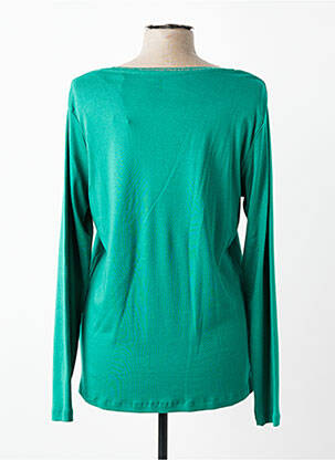 Tricou mâneci lungi mâneci lungi verde C'EST BEAU LA VIE femeie