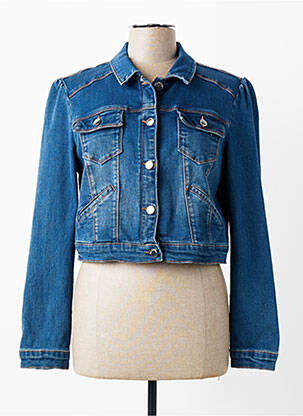 Jachete casual buzunare albastru JULIE GUERLANDE femme