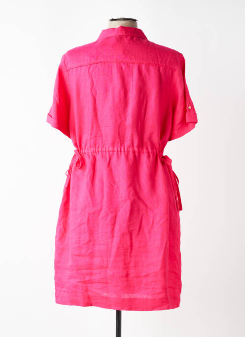 Rochie midi mâneci scurte mâneci scurte roz JULIE GUERLANDE femme