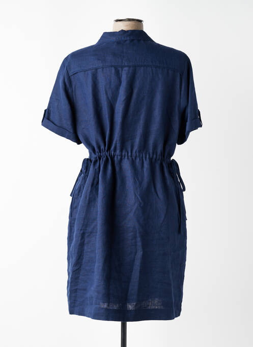 Rochie midi mâneci scurte mâneci scurte albastru JULIE GUERLANDE femme