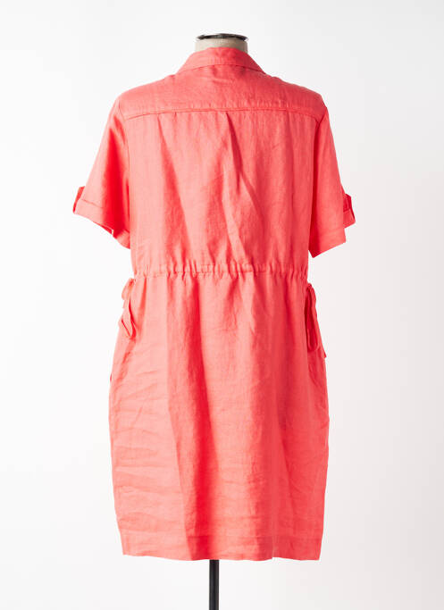 Rochie midi mâneci scurte mâneci scurte portocaliu JULIE GUERLANDE femme