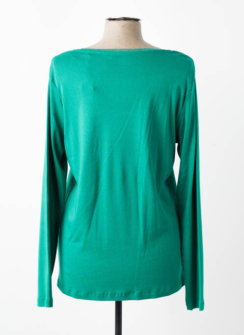 Tricou mâneci lungi mâneci lungi verde C'EST BEAU LA VIE femme