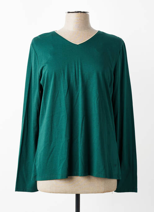 Top croială cambrată mâneci lungi verde JULIE GUERLANDE femme