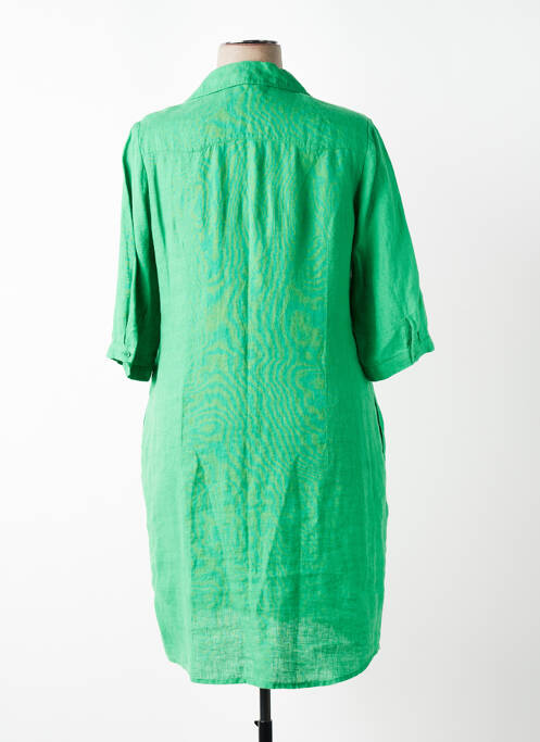 Rochie midi mâneci lungi mâneci lungi verde DEVERNOIS femme