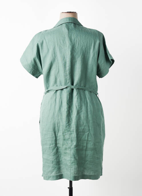 Rochie midi mâneci scurte mâneci scurte verde JULIE GUERLANDE femme