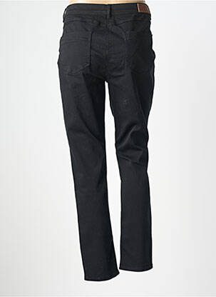 Pantalon slim țesătură poplin mărime normală negru JULIE GUERLANDE femeie