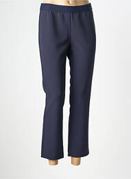 Pantalon 7/8 elasticitate mărime normală albastru DEVERNOIS femme