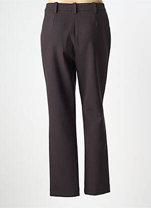 Pantalon slim elasticitate mărime normală maro DEVERNOIS femeie