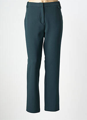 Pantalon slim elasticitate mărime normală verde DEVERNOIS femeie