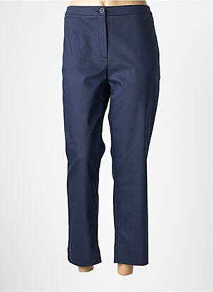 Pantalon 7/8 elasticitate mărime normală albastru DEVERNOIS femeie