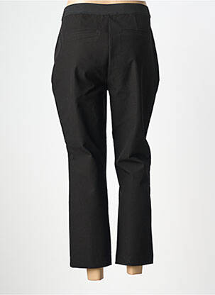 Pantalon 7/8 elasticitate mărime normală negru DEVERNOIS femeie
