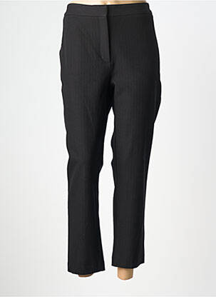 Pantalon 7/8 elasticitate mărime normală negru DEVERNOIS femeie