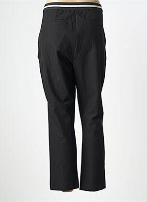 Pantalon 7/8 elasticitate mărime normală negru DEVERNOIS femeie