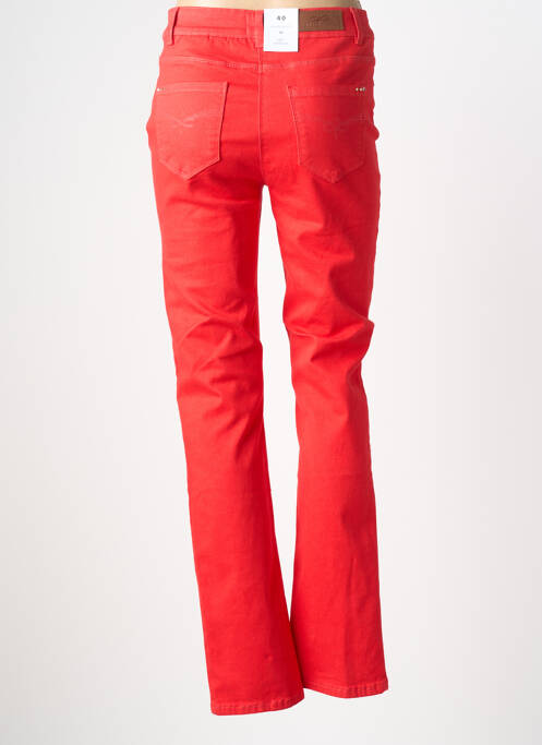 Pantalon drept elasticitate mărime normală roșu JULIE GUERLANDE femme