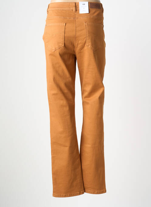 Pantalon drept elasticitate mărime normală maro JULIE GUERLANDE femme