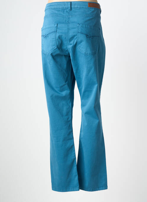 Pantalon drept elasticitate mărime normală albastru JULIE GUERLANDE femme