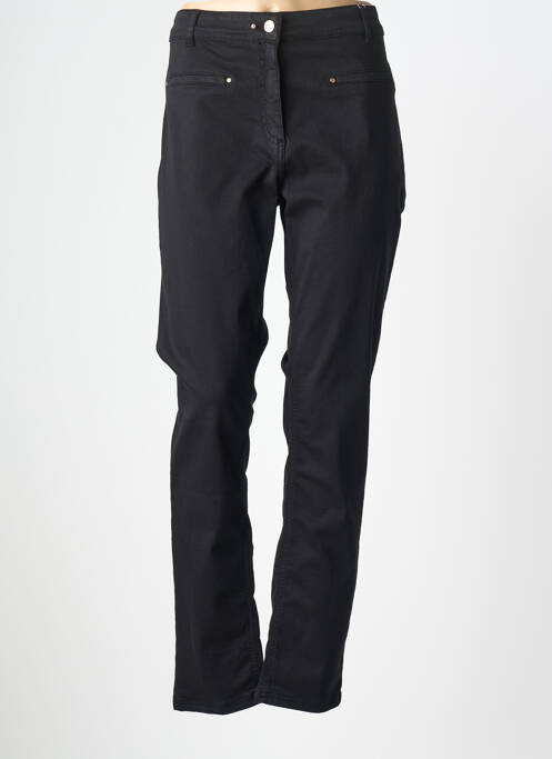 Pantalon slim elasticitate mărime normală negru JULIE GUERLANDE femme