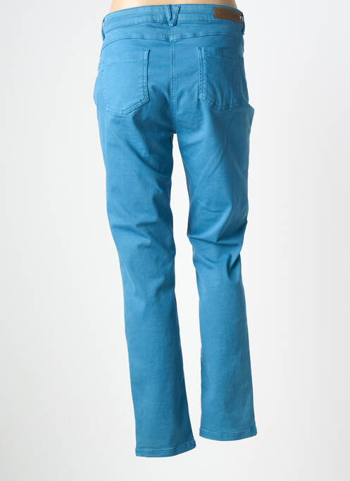 Pantalon slim broderie cu nituri mărime normală albastru JULIE GUERLANDE femme