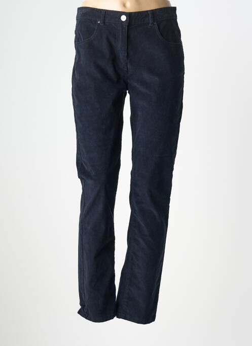 Pantalon slim elasticitate mărime normală albastru DEVERNOIS femme
