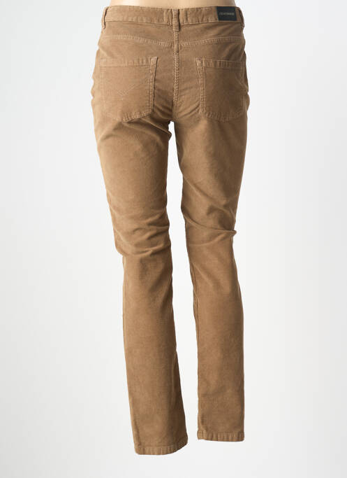 Pantalon slim elasticitate mărime normală bej DEVERNOIS femme