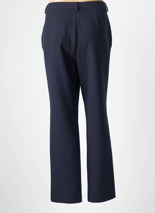 Pantalon drept elasticitate mărime normală albastru DEVERNOIS femme