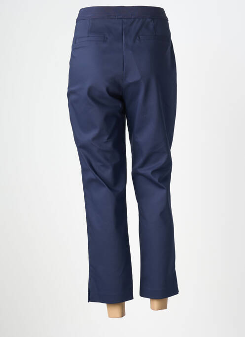 Pantalon 7/8 elasticitate mărime normală albastru DEVERNOIS femme