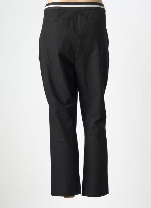 Pantalon 7/8 elasticitate mărime normală negru DEVERNOIS femme