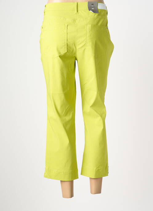 Pantalon trei sferturi elasticitate mărime normală verde JULIE GUERLANDE femme