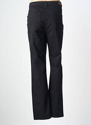 Pantalon slim țesătură poplin mărime normală negru JULIE GUERLANDE femeie