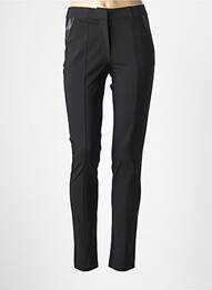 Pantalon slim talie elastică mărime normală negru DIANE LAURY femme