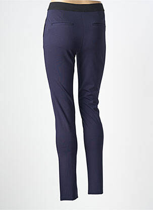 Pantalon slim talie elastică mărime normală albastru DIANE LAURY femeie