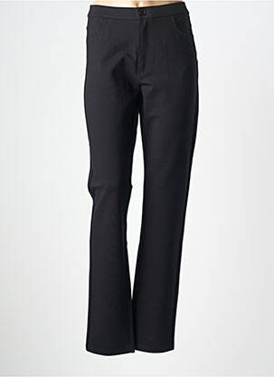 Pantalon slim țesătură poplin mărime normală negru SCORZZO femeie