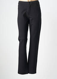 Pantalon slim țesătură poplin mărime normală negru SCORZZO femme