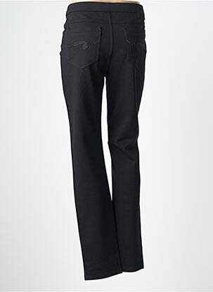 Pantalon slim țesătură poplin mărime normală negru SCORZZO femeie