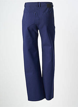 Pantalon drept elasticitate mărime normală albastru SCORZZO femeie