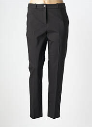 Pantalon slim țesătură poplin mărime normală negru JULIE GUERLANDE femme