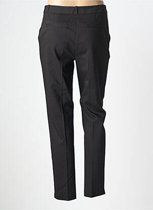 Pantalon slim țesătură poplin mărime normală negru JULIE GUERLANDE femeie