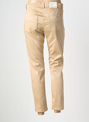 Pantalon slim țesătură poplin mărime normală bej BETTY BARCLAY femeie