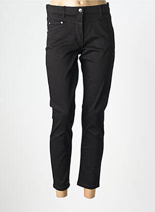 Pantalon slim țesătură poplin mărime normală negru BETTY BARCLAY femeie