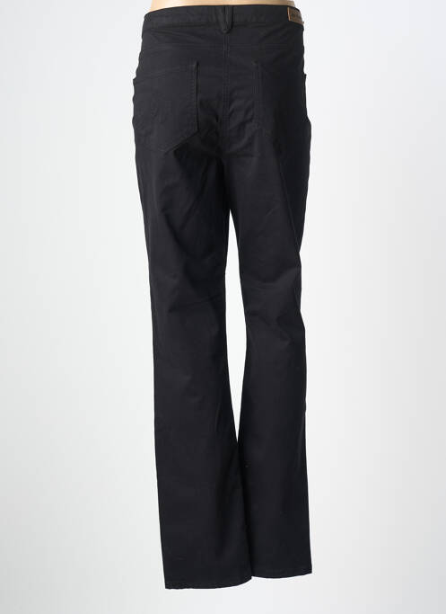 Pantalon slim țesătură poplin mărime normală negru JULIE GUERLANDE femme