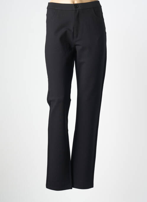 Pantalon slim țesătură poplin mărime normală negru SCORZZO femme